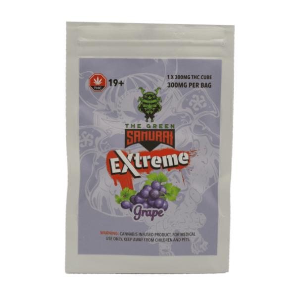 Green Samurai Extreme - Grape Gummy 300mg THC | Psychedelic Canada