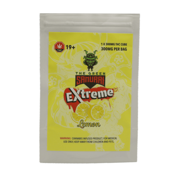 Green Samurai Extreme - Lemon Gummy 300mg THC | Psychedelic Canada