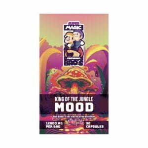 Super Magic Mushroom Bro’s - King of the Jungle MOOD - 400MG Capsules | Psychedelic Canada