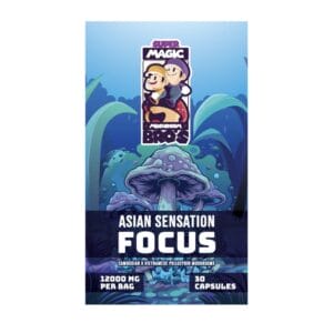Super Magic Mushroom Bro’s - Asian Sensation FOCUS - 400MG Capsules | Psychedelic Canada